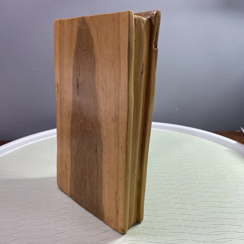 Giraffe Book End Wooden Hand‎ Carved - Safari Jungle Animal Nursery 8